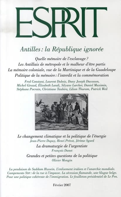 Esprit : Antilles : la république ignorée