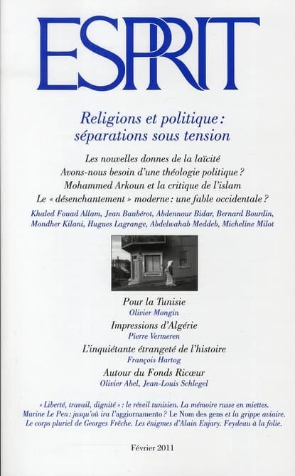 Esprit n.372 : religions et politique : séparations sous tension