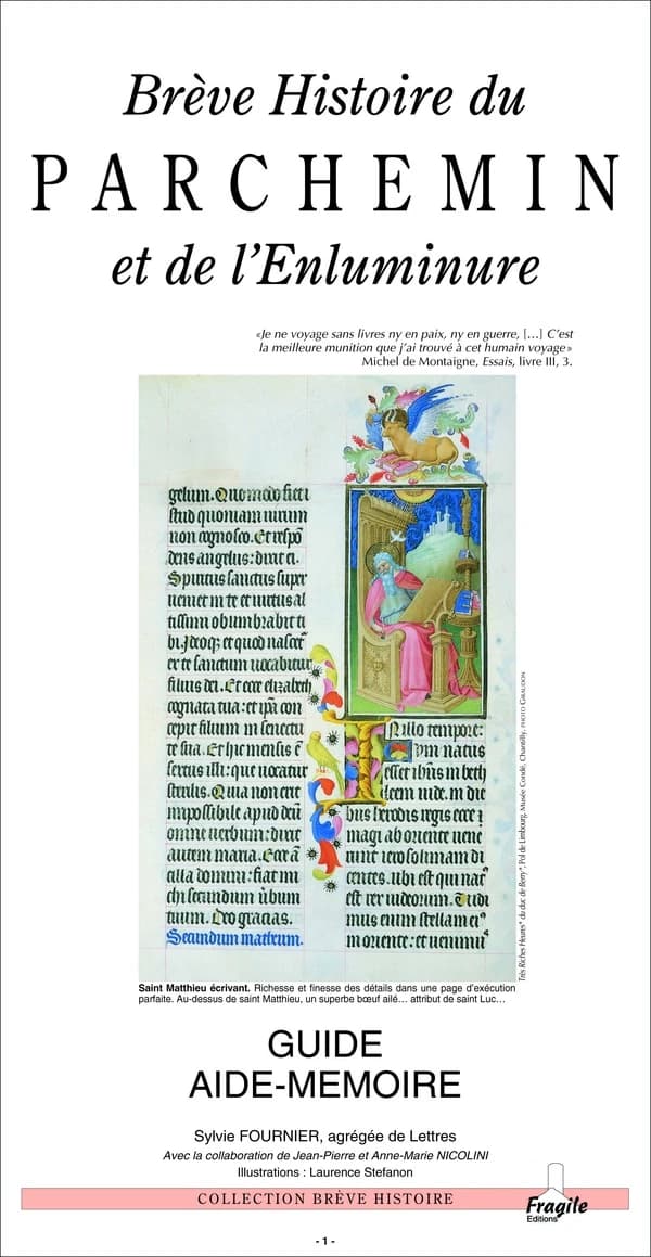 Brève histoire du parchemin et de l'enluminure