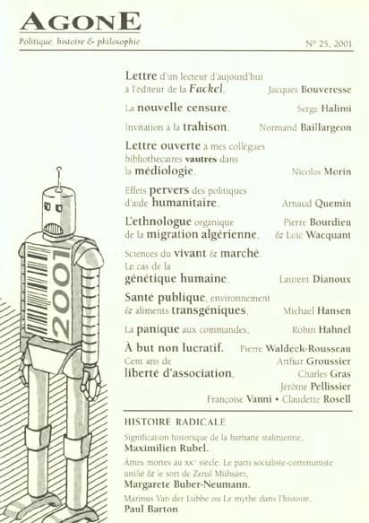 REVUE AGONE n.25