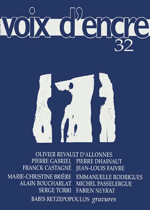 Revue voix d'encre  32