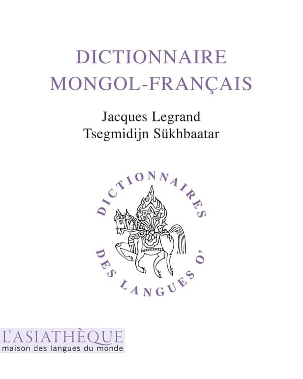 Dictionnaire mongol-français