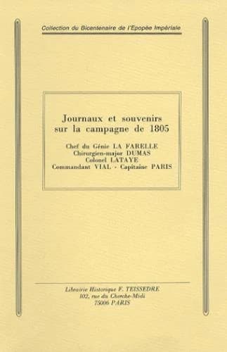Journaux et souvenirs sur la campagne de 1805 : extraits du "Carnet de la Sabretache", années 1893-1901-1904-1910