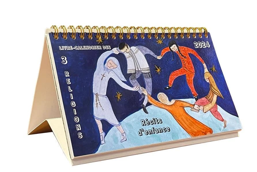 Livre-calendrier des 3 religions : récits d'enfance (édition 2024)