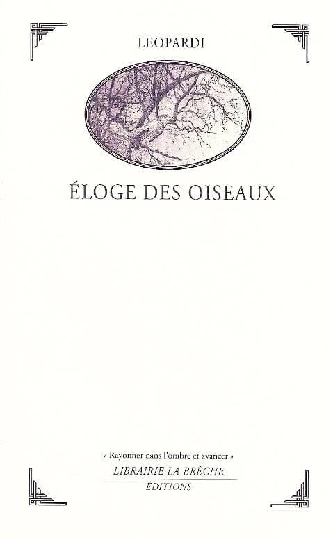 Éloge des oiseaux