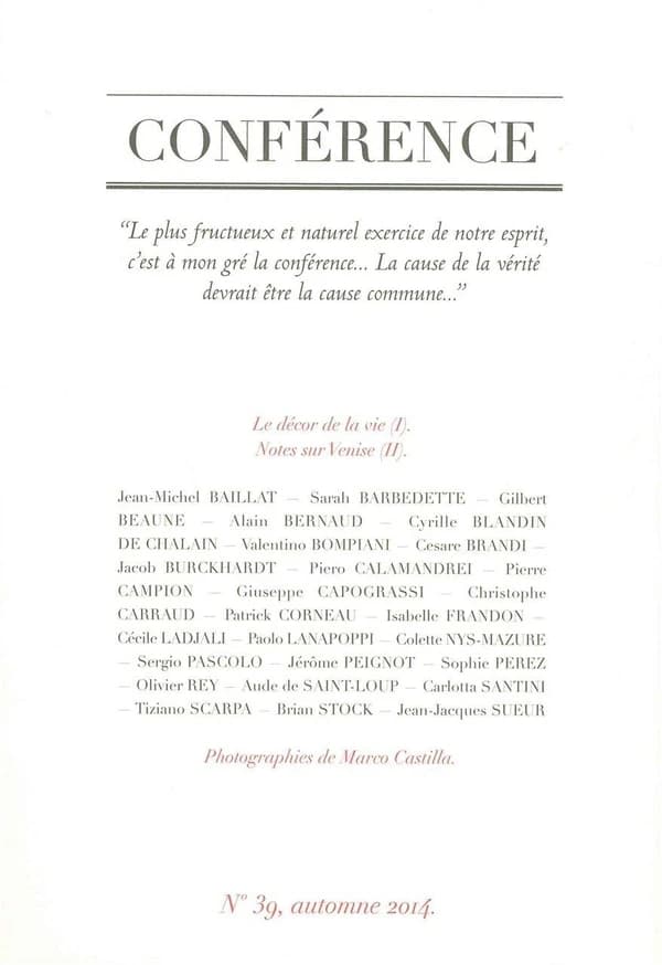 CONFERENCE n.39