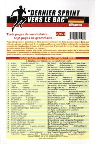 Dernier sprint vers le bac allemand