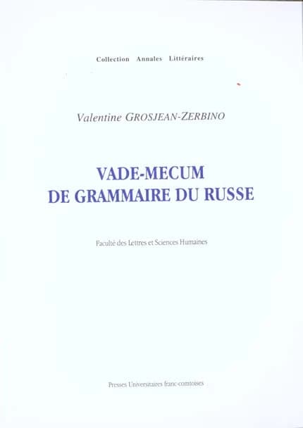 Vade-mecum de grammaire du russe