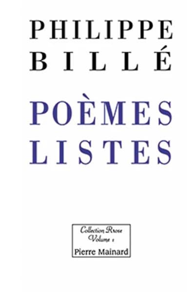 Poèmes-listes