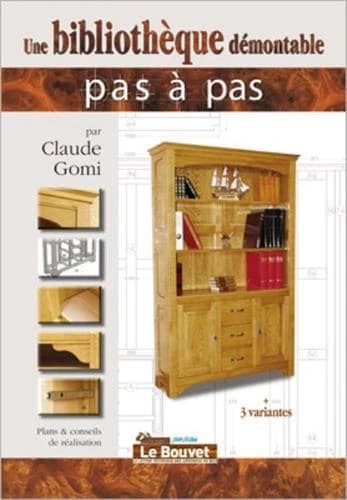 Une bibliothèque démontable : [+ 3 variantes]