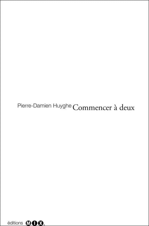 Commencer à deux : propos sur l'architecture comme méthode