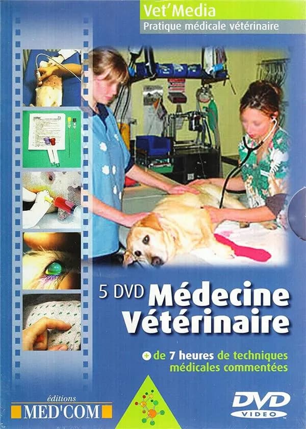 Coffret 5 DVD de médecine vétérinaire