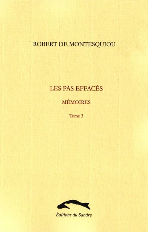 Les pas effacés : mémoires
