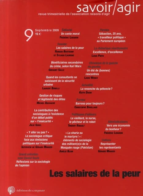 Les salaires de la peur