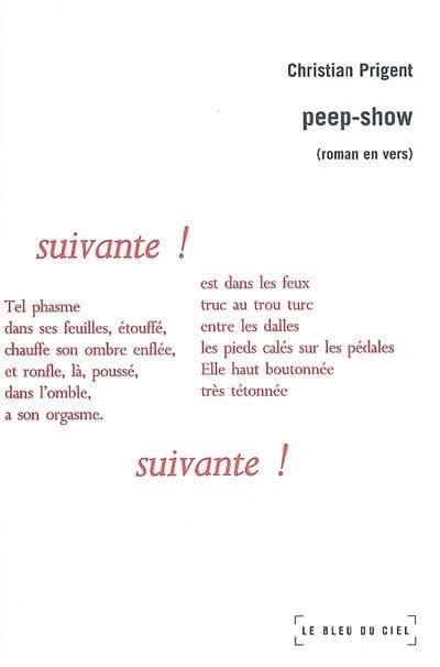 Peep-show : roman en vers