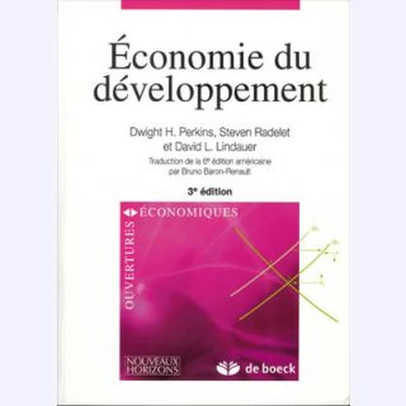 ECONOMIE DU DEVELOPPEMENT