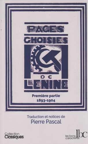 Pages choisies Première partie