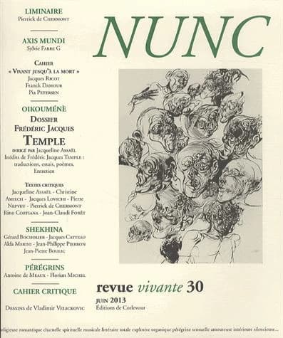 Revue nunc n.30 : dossier Frédéric Jacques Temple