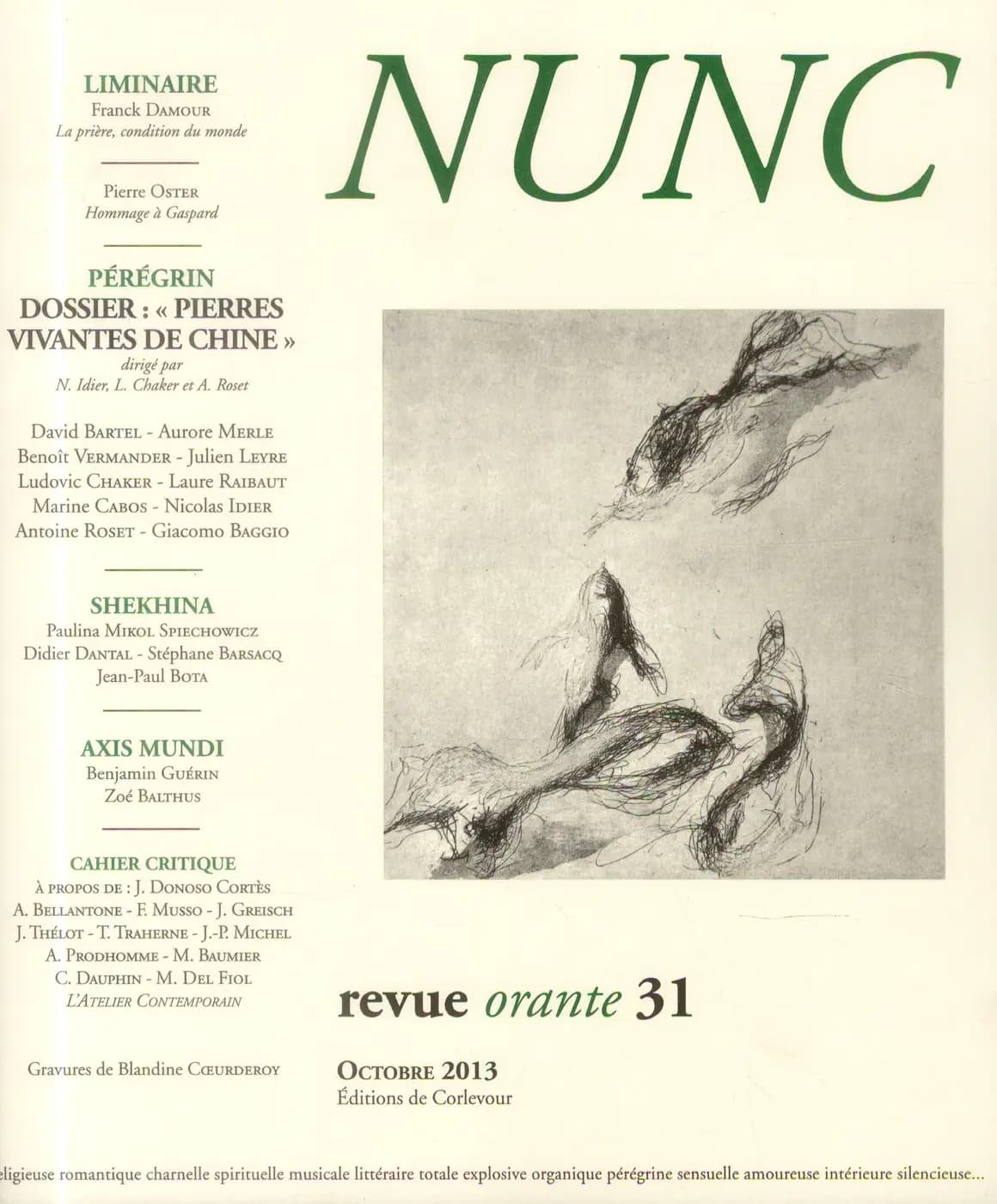 Nunc : revue orante