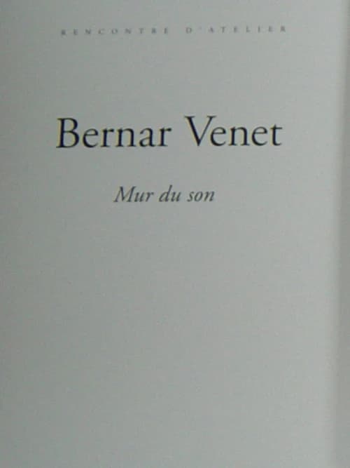 Mur du son : [partition] ; Noir et noir : [poème]