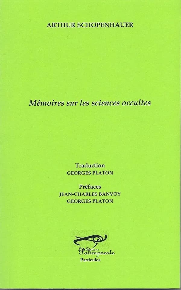 Mémoires sur les sciences occultes