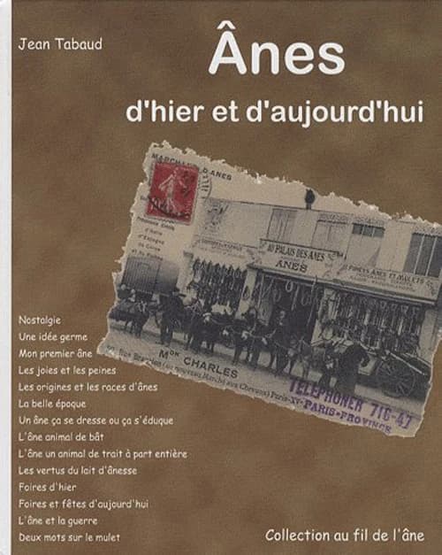 Ânes d'hier et d'aujourd'hui