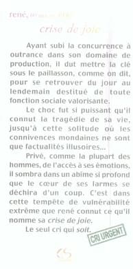 Crise de joie