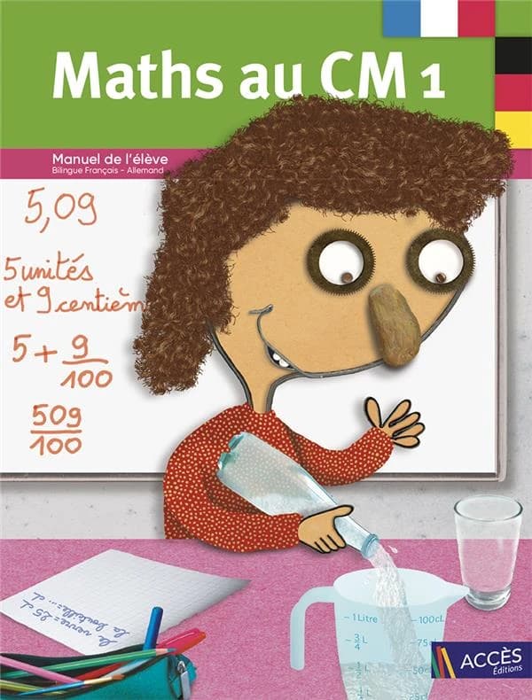 Maths au CM1 ; manuel de l'élève