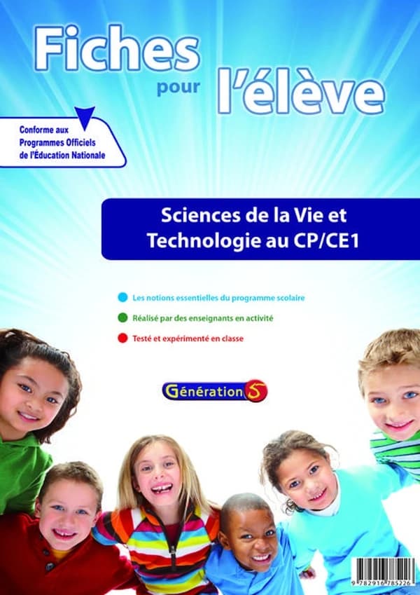 Sciences de la vie et technologie (SVT) ; CP-CE1 ; fiches pour l'élève