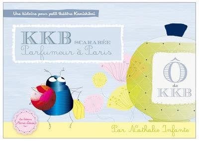Une histoire pour petit théâtre Kamishibaï : KKB scarabée : parfumeur à Paris