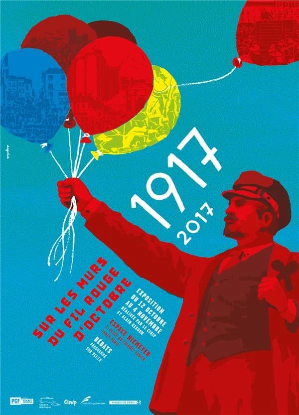 Sur les murs du fil rouge d'octobre