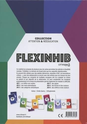 Flexinhib ; entraînement de l'attention, l'inhibition, la flexibilité mentale et de la mémoire en jouant