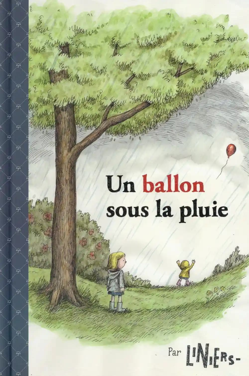 Un ballon sous la pluie