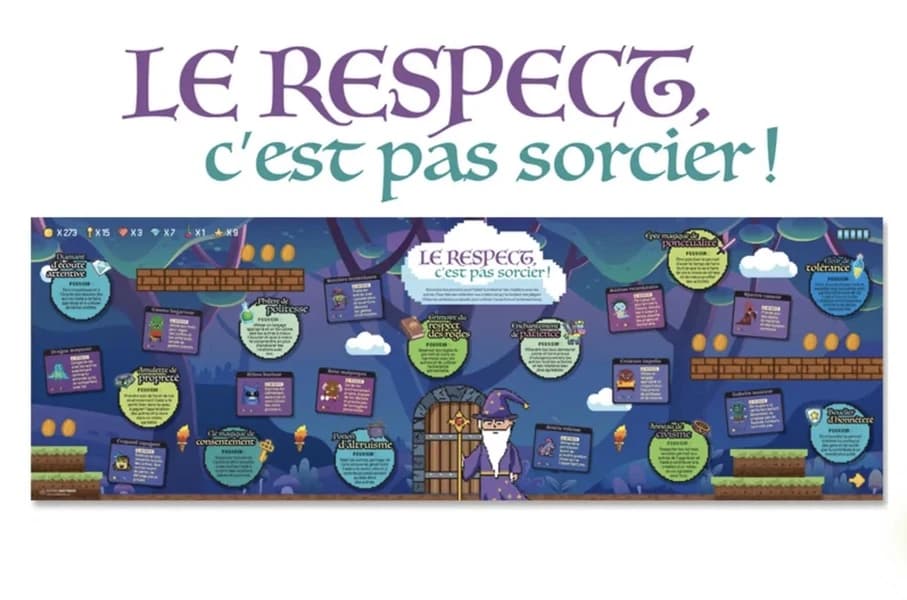 Affiche le respect c'est pas sorcier !