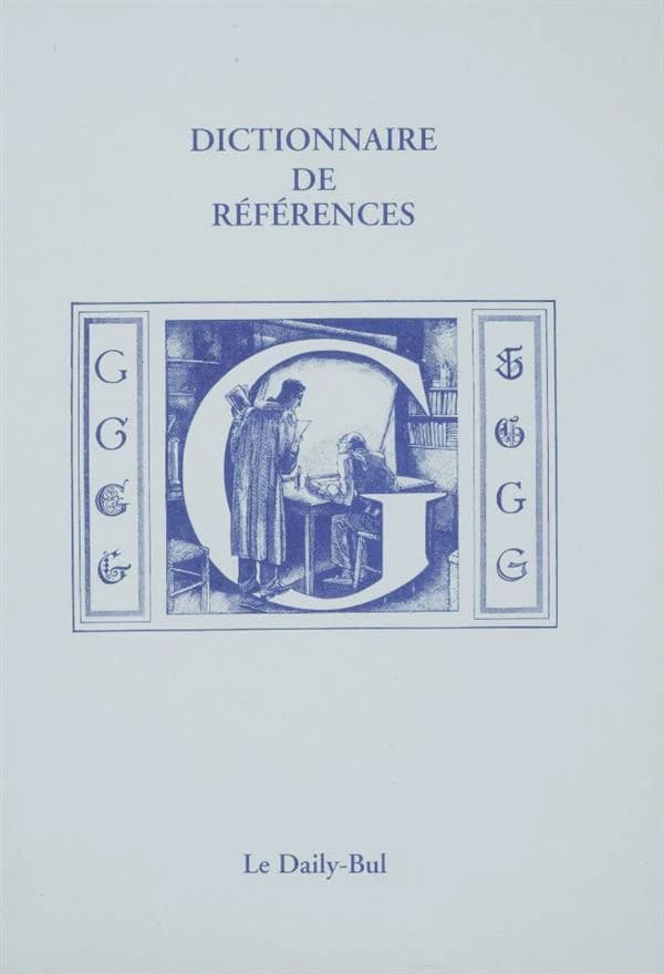 Dictionnaire de références : G -J.