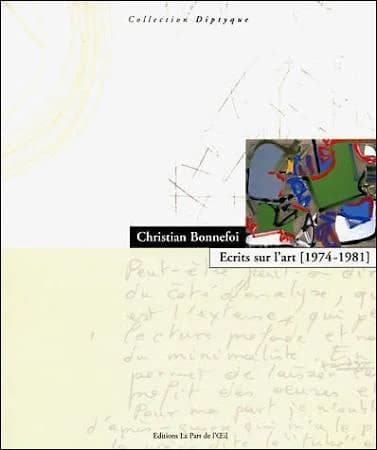 Ecrits sur l'art : 1974-1981