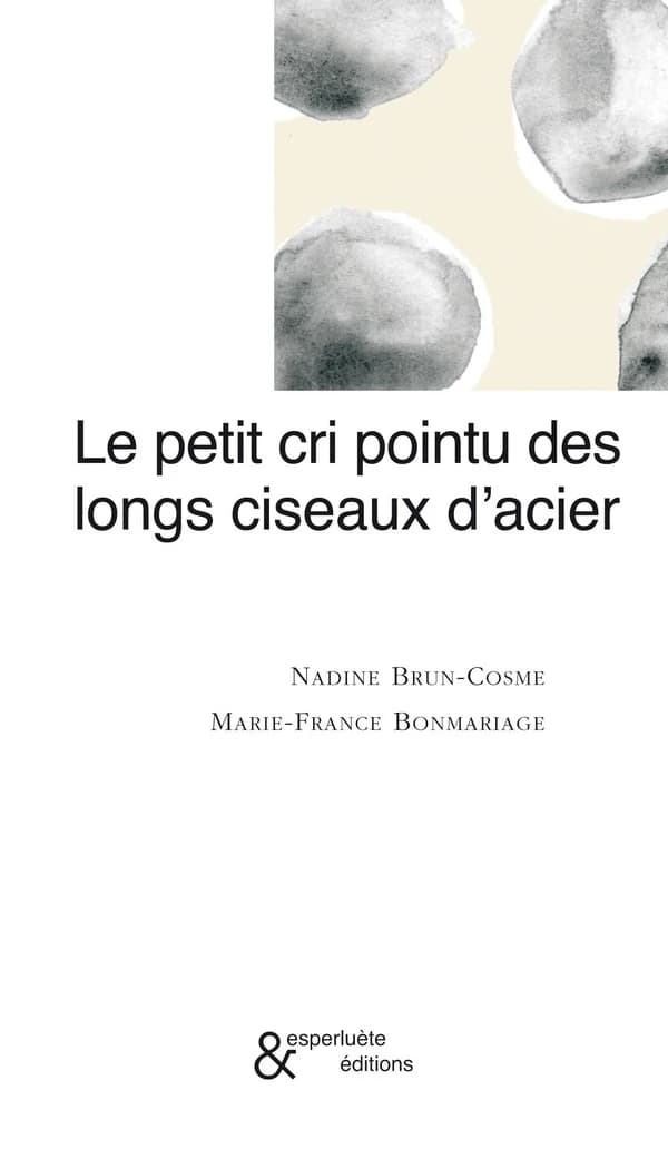 Le petit cri pointu des longs ciseaux d'acier