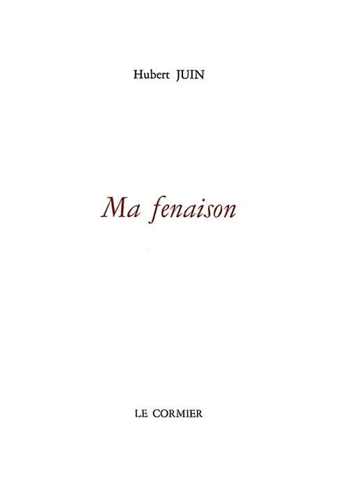Ma fenaison