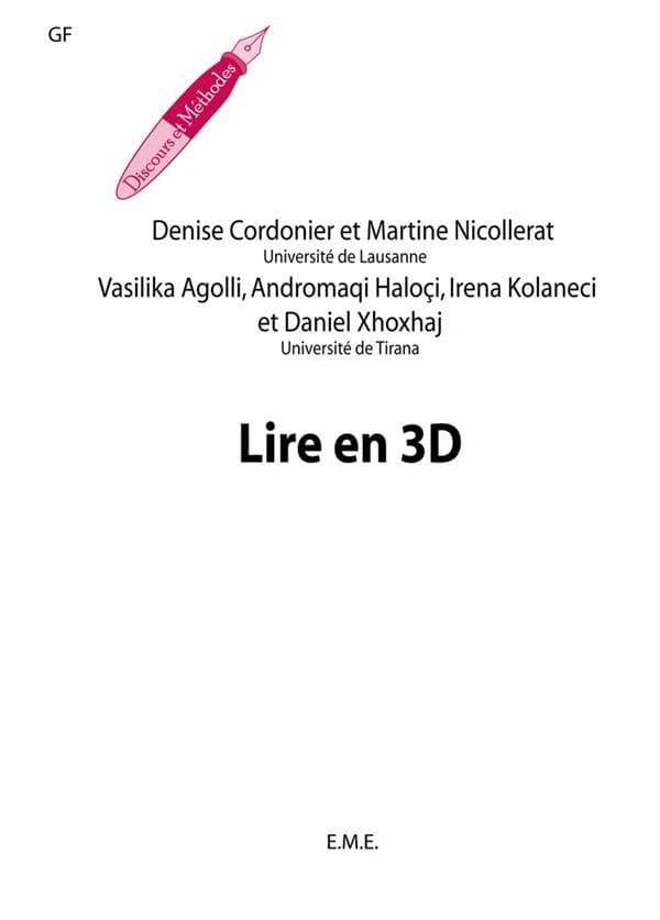 Lire en 3 D ; Cortil-Wodon