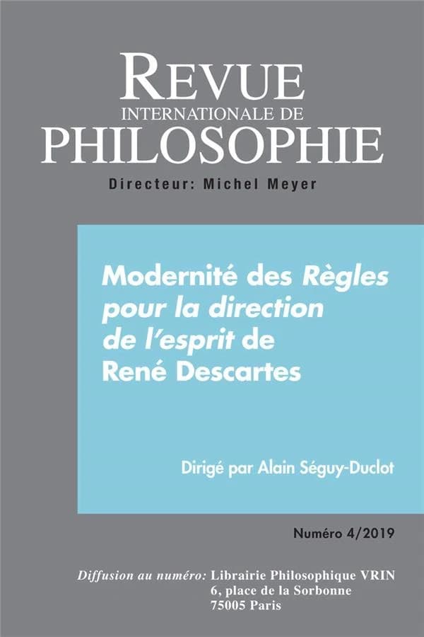 REVUE INTERNATIONALE DE PHILOSOPHIE n.2019