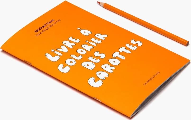 Livre à colorier des carottes : coup de gel dans le nez