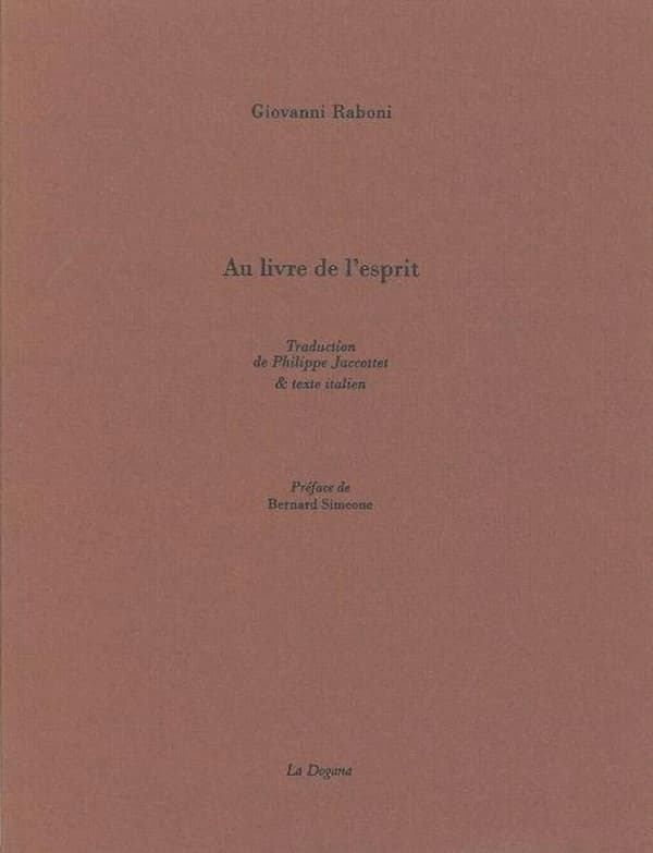 Au livre de l'esprit