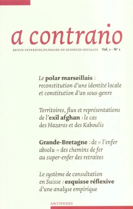 REVUE A CONTRARIO n.1