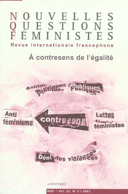 REVUE NOUVELLES QUESTIONS FEMINISTES n.22