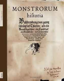 Monstrorum historia : Materialien und Hintergründe zum in der Zürcher Zentralbibliothek entdeckten Codex von Konrad Gessner