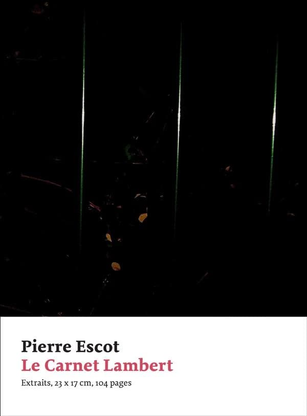 Le carnet Lambert