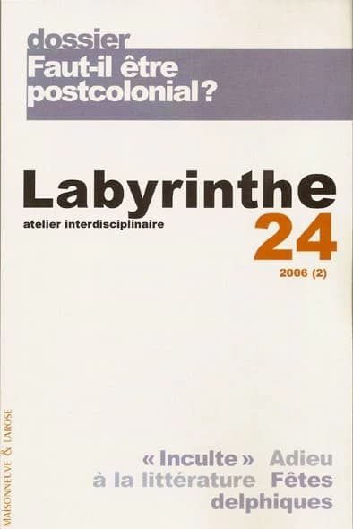 Faut-il être postcolonial?