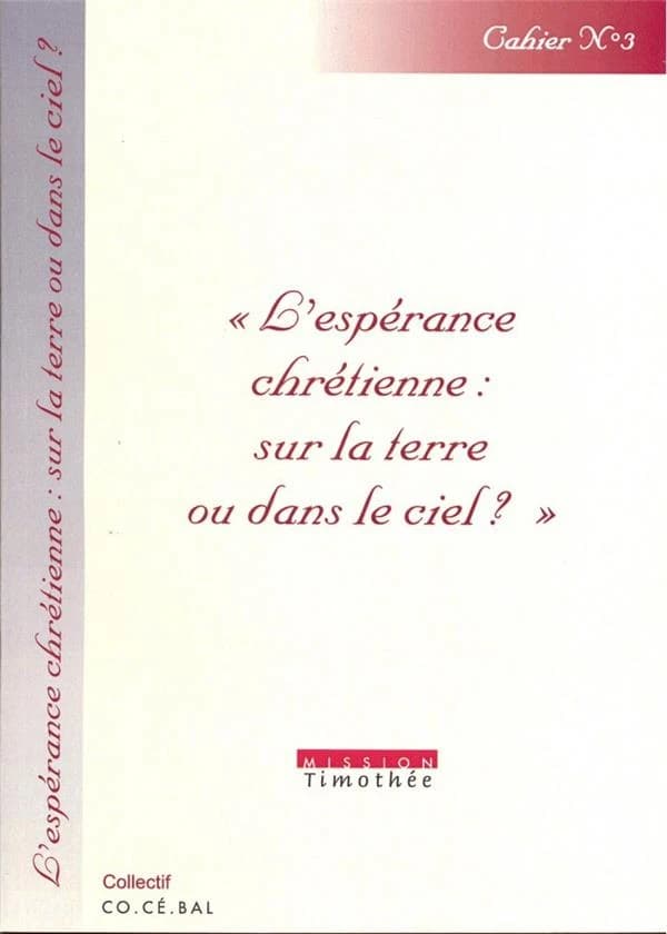L'espérance chrétienne : sur la terre ou dans le ciel ?