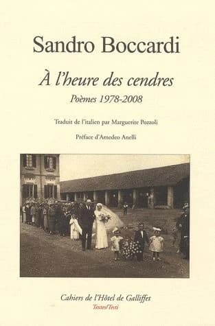 À l'heure des cendres : poèmes, 1978-2008