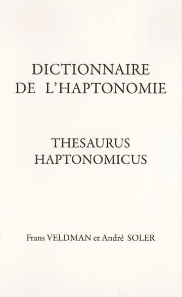 Dictionnaire de l'haptonomie : thesaurus haptonomicus